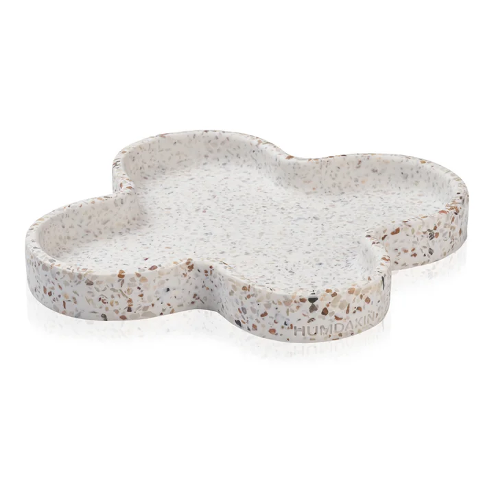 Palermo Terrazzo tray from Humdakin in the finish red / beige