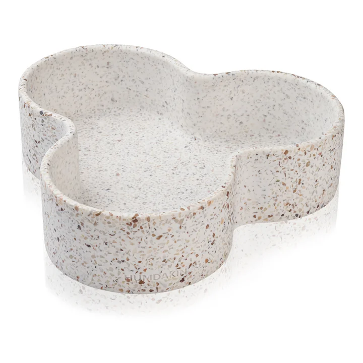 Pisa Terrazzo bowl from Humdakin in the finish red / beige