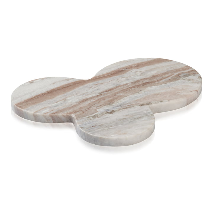 Skagen Humdakin marble tray in brown finish