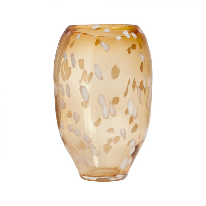Jali Vase from OYOY in color amber