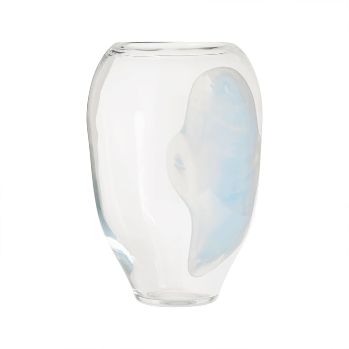 Jali Vase from OYOY in color ice blue