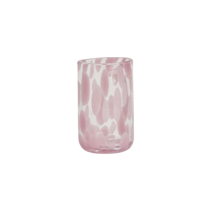 Jali Drinking glass from OYOY in color rose