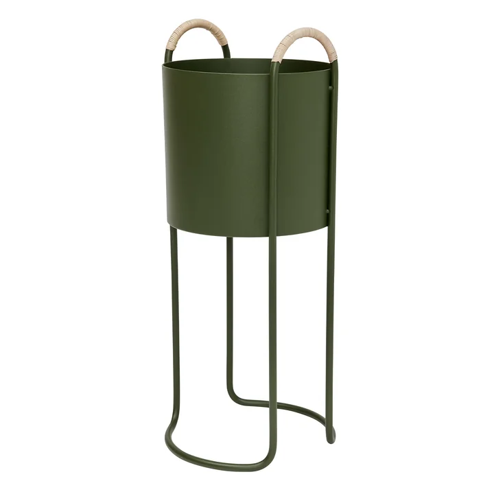 Maki Plant pot High from OYOY in color olive
