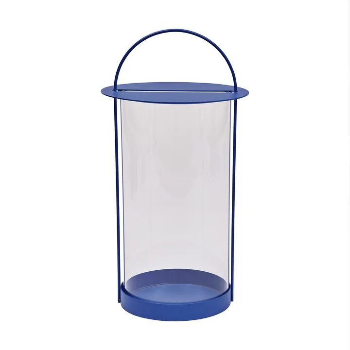 Maki Lantern from OYOY in the color optic blue