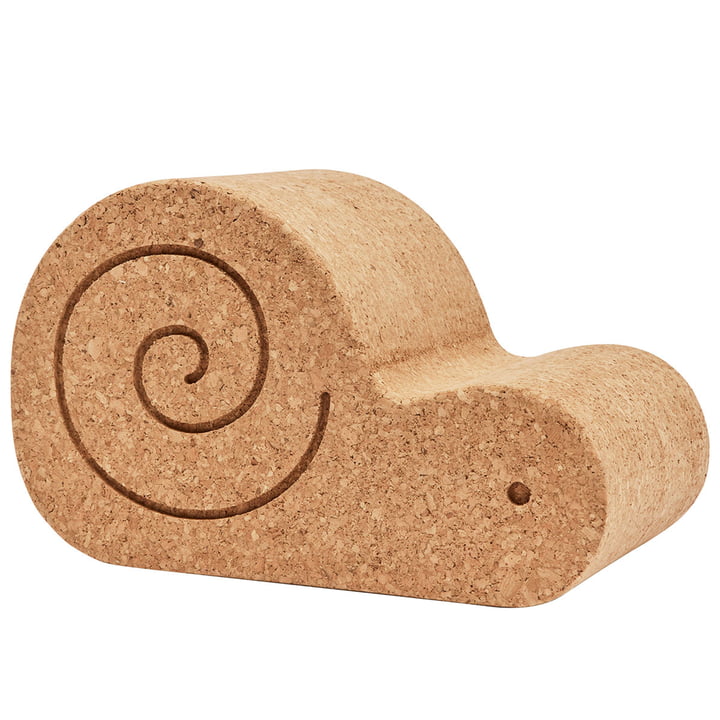 Cork Sally snail from OYOY in the finish natural
