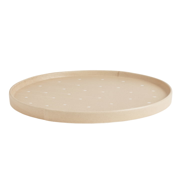 Aki Serving tray round from OYOY in the version natural