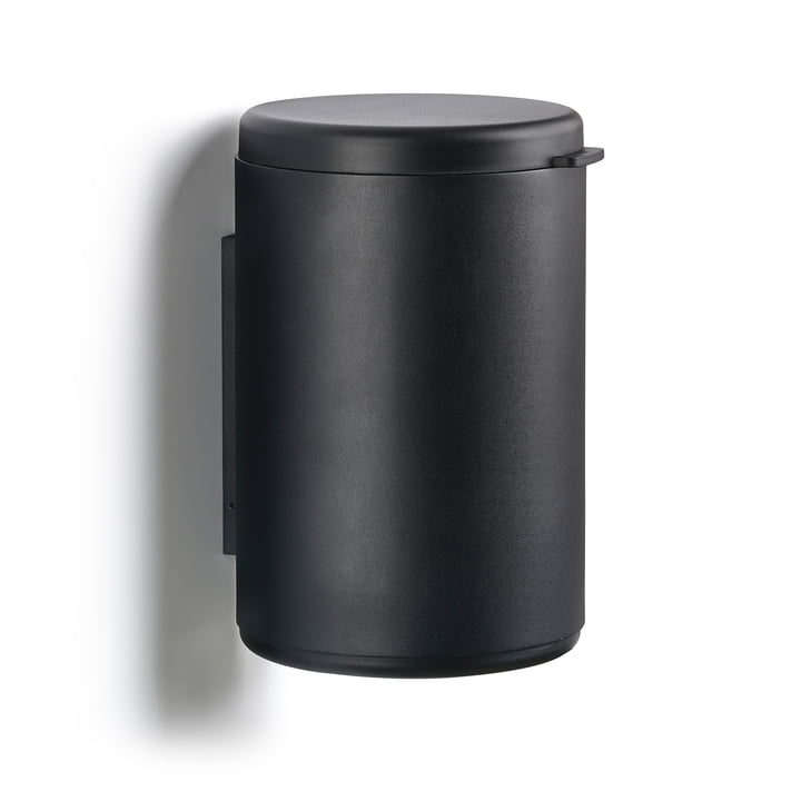 Rim Trash can (wall mounted), 3. 3 l., black from Zone Denmark