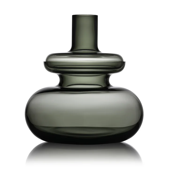 Inu Vase, Ø 3 1. 7 x 33 cm, smoked grey by Zone Denmark