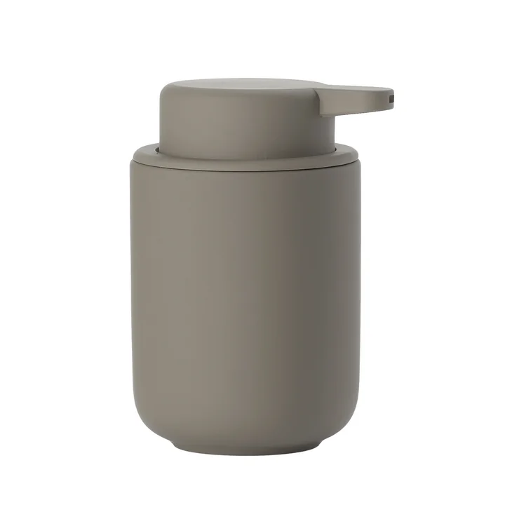 Ume Soap dispenser, H 12.8 cm / taupe from Zone Denmark