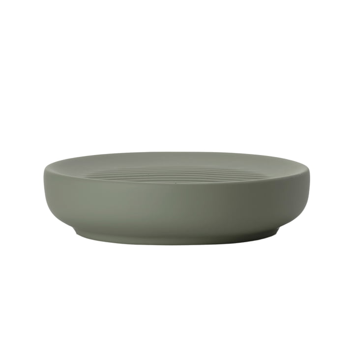 Ume Soap dish, olive green from Zone Denmark