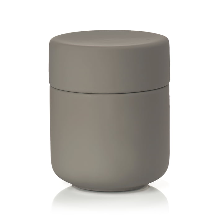 Ume Vessel with lid, taupe from Zone Denmark