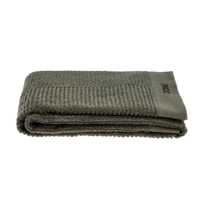 Classic Bath towel, 70 x 140 cm, olive green from Zone Denmark