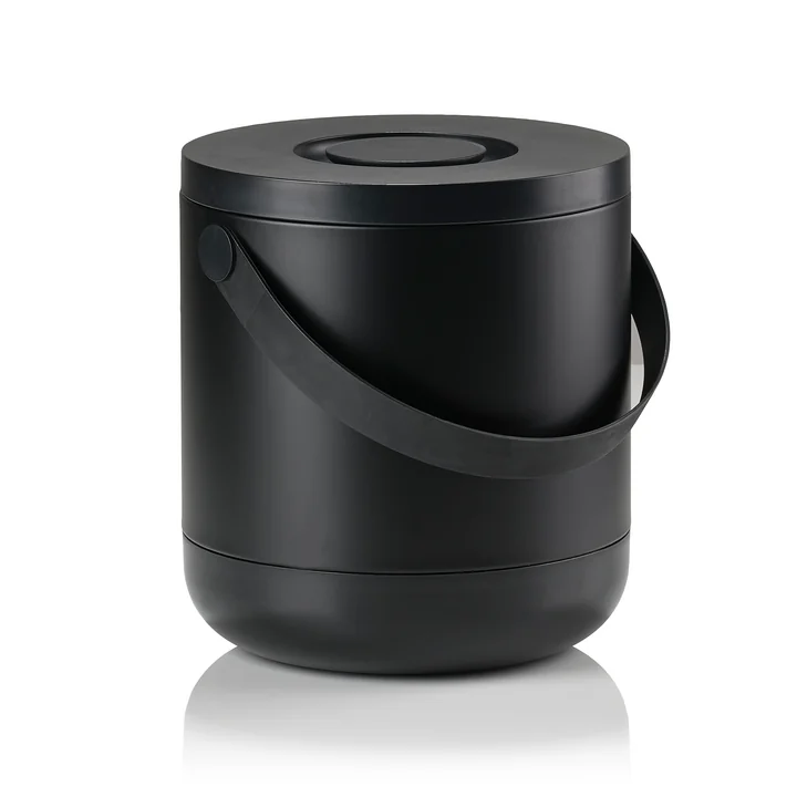 Circular Trash can, 15 l., black from Zone Denmark
