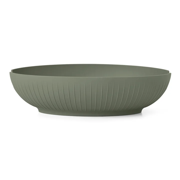 Hammershøi Bread basket from Kähler Design in color olive green