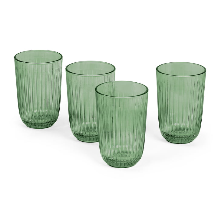 Hammershøi Drinking glass from Kähler Design in the version green