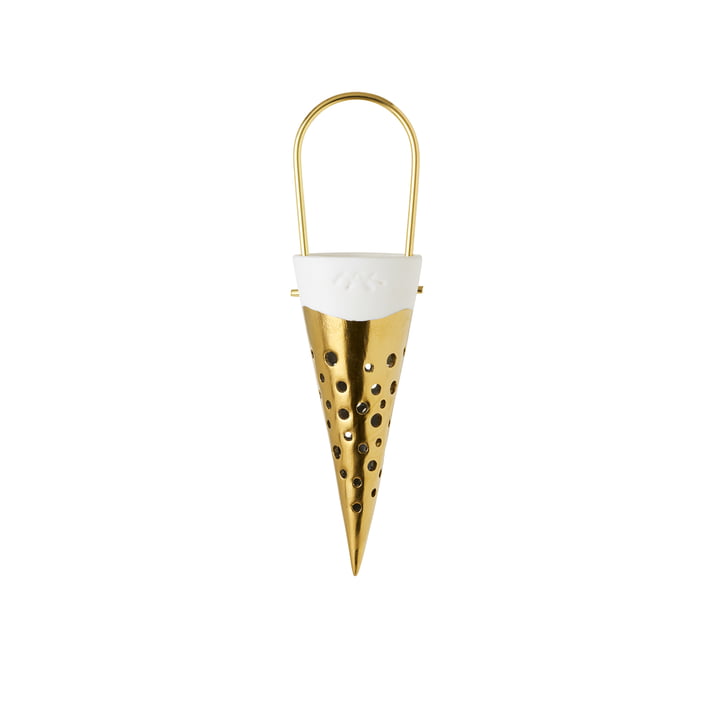 Nobili Tealight cone to hang Kähler design in the finish gold