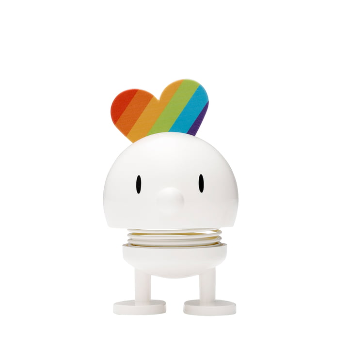 Small Rainbow Decorative figure from Hoptimist in the color white