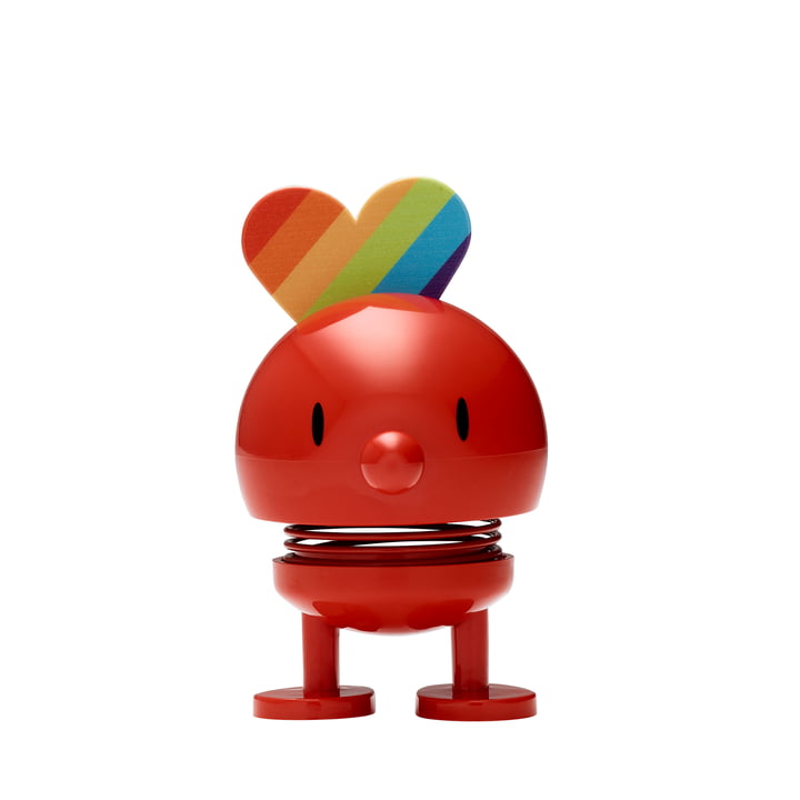 Small Rainbow Decorative figure from Hoptimist in the color red
