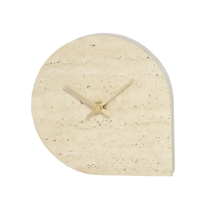 Stilla Clock from AYTM in the version travertine