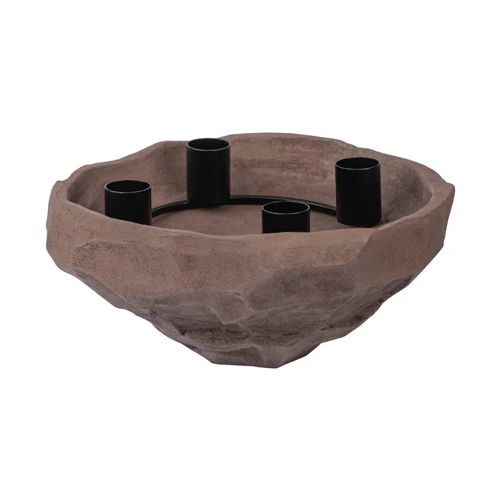 Art Piece Nuki Candlestick from Mette Ditmer in the color clay