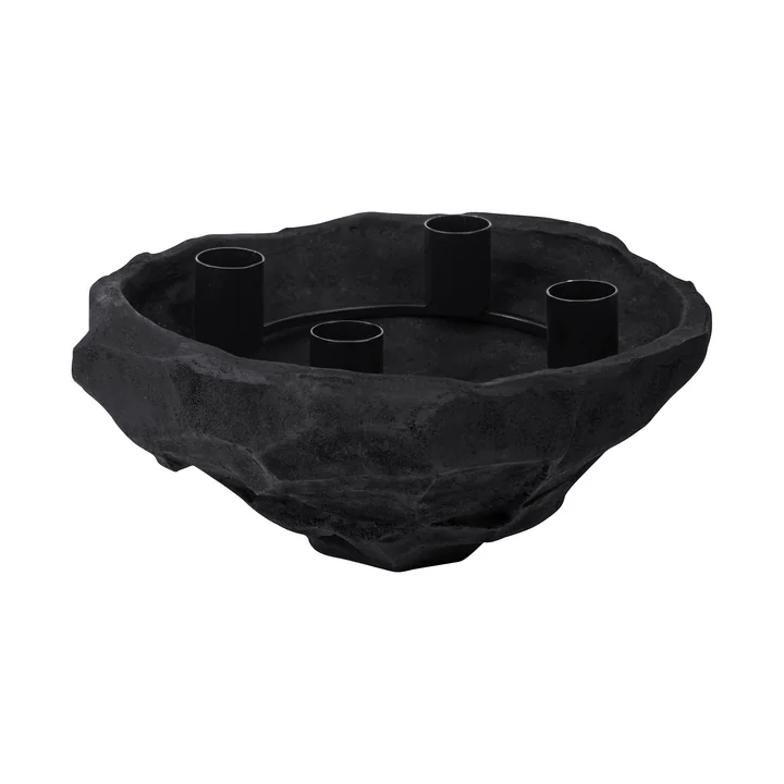 Art Piece Nuki Candlestick from Mette Ditmer in color black