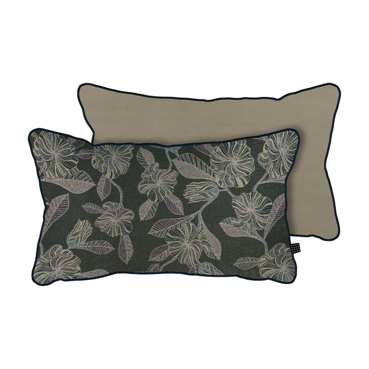 Atelier Cushion from Mette Ditmer in the version green flower / sand