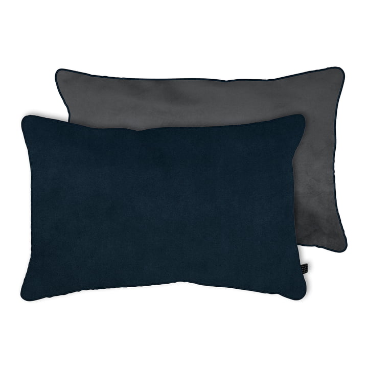 Block Cushion from Mette Ditmer in the design dark blue / gray