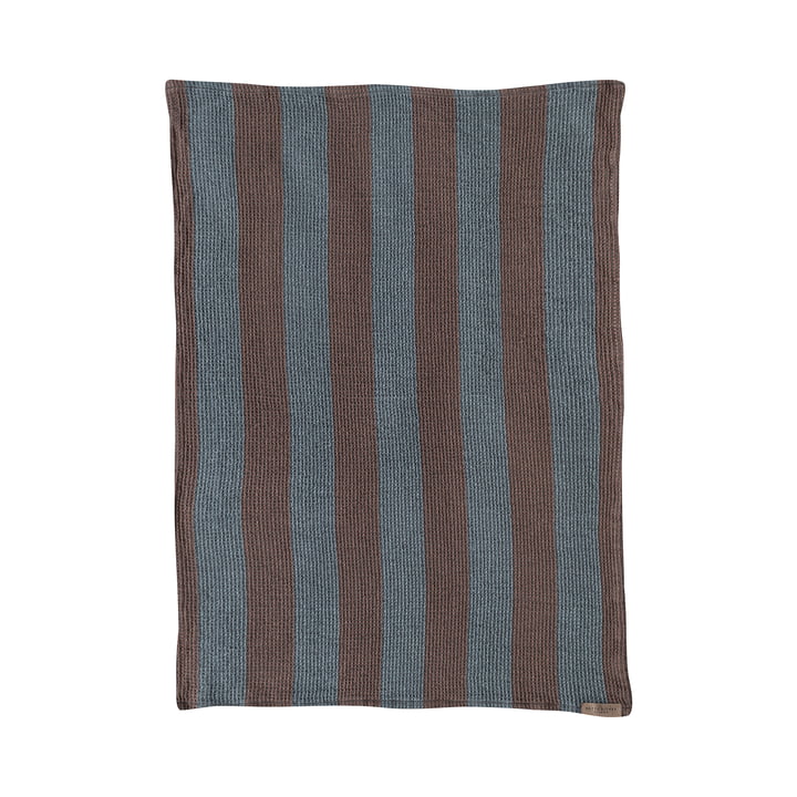 Elvira Tea towel from Mette Ditmer in the color slate blue