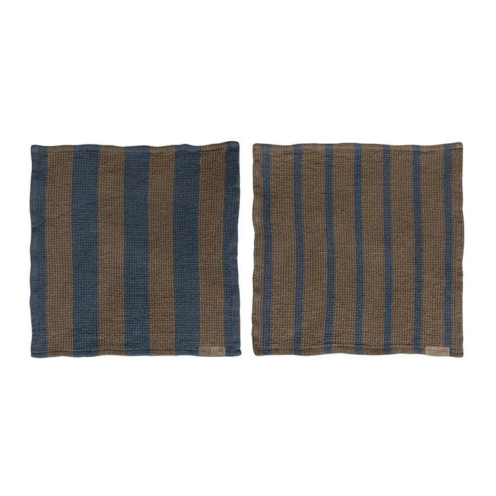 Elvira Dishcloths from Mette Ditmer in the color ocker