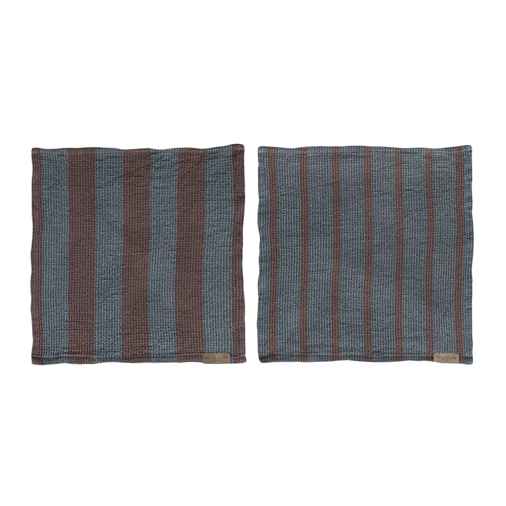 Elvira Dishcloths from Mette Ditmer in the color slate blue