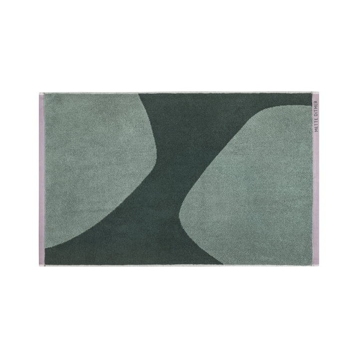 Rocks Bath mat from Mette Ditmer in color tymina green