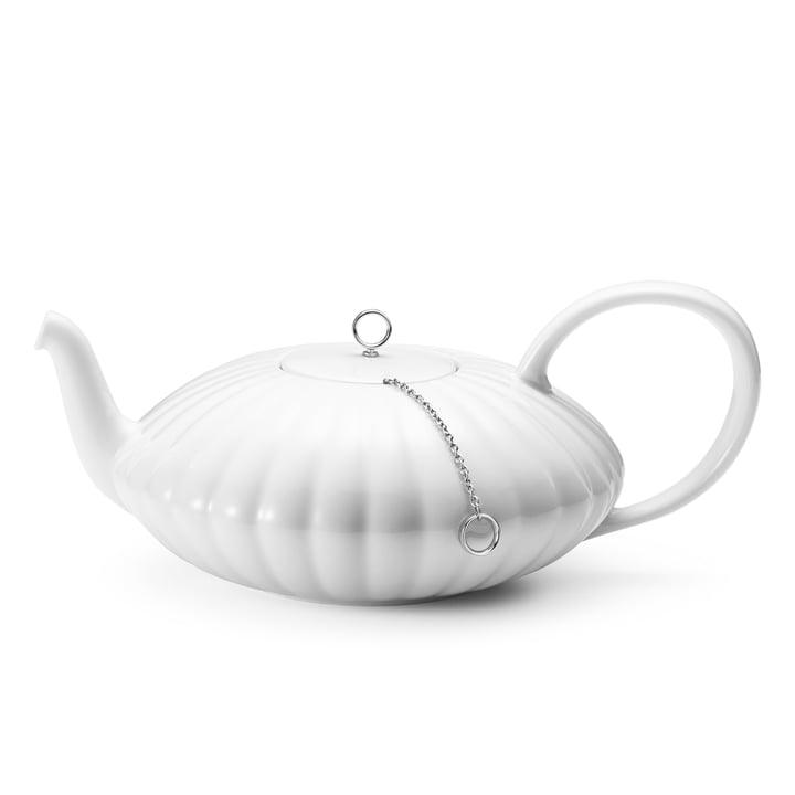 Bernadotte Teapot, white from Georg Jensen