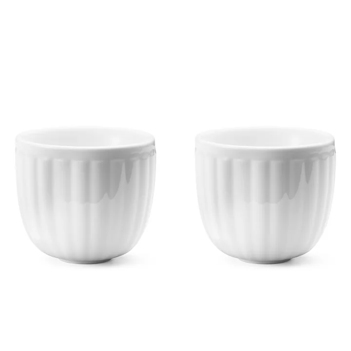 Bernadotte Thermo tea mug, white (set of 2) from Georg Jensen