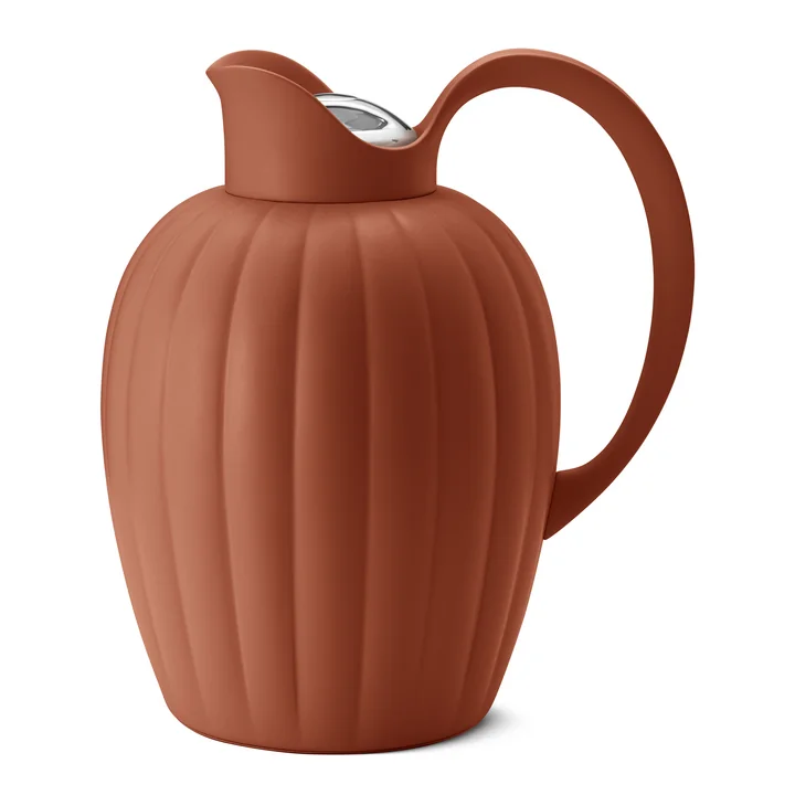 Bernadotte Thermos, terracotta red from Georg Jensen
