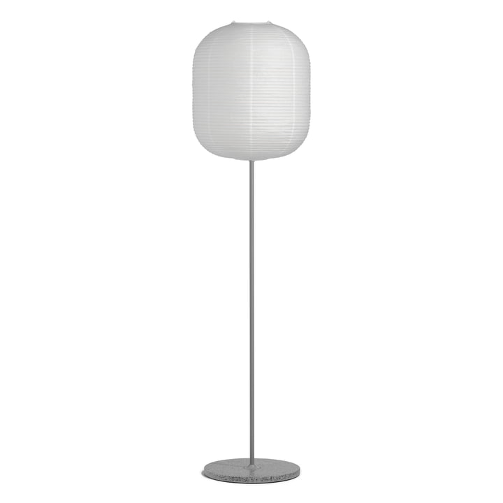 Common Floor lamp Base, Terrazzo base, gray by Hay