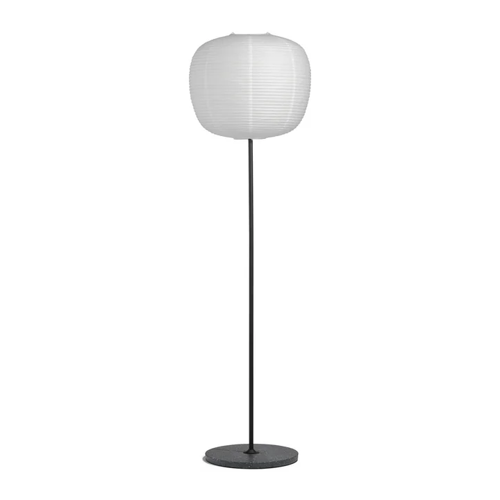 Common Floor lamp Base, Terrazzo base, black by HAY