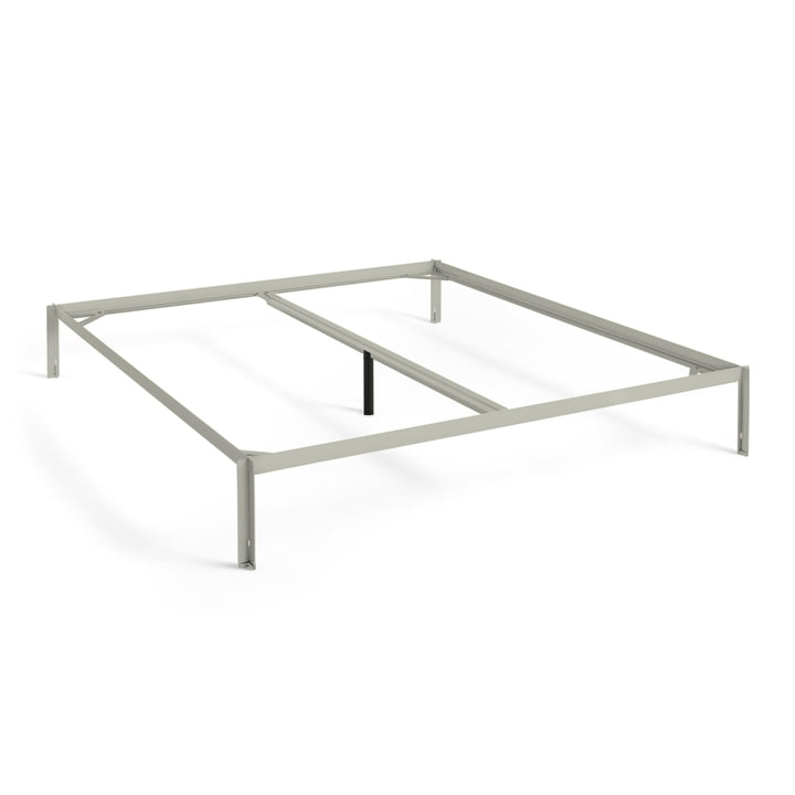 Connect Bed, 180 x 200 cm, warm grey by Hay