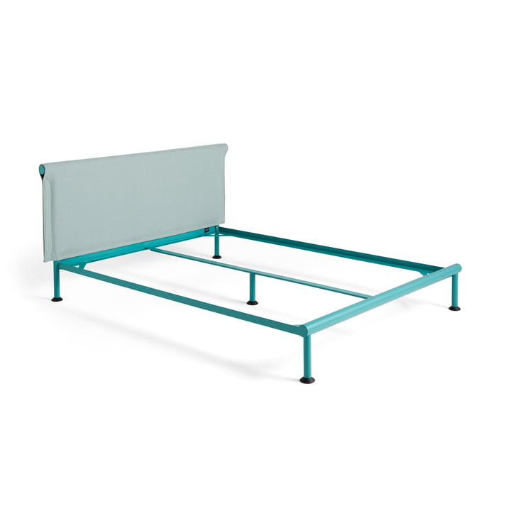 Tamoto Bed, 140 x 200 cm, turquoise (linara 499) by Hay
