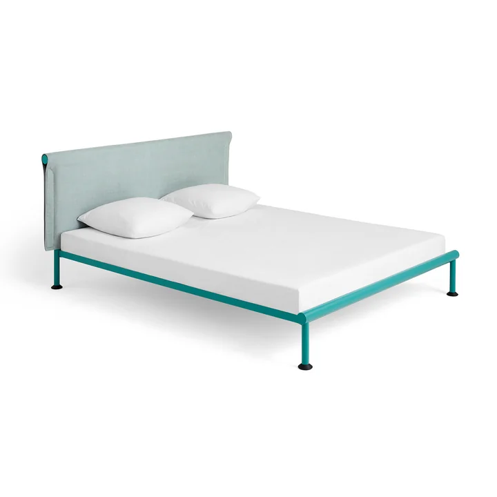 Tamoto bed, 140 x 200 cm, turquoise (linara 499) by HAY