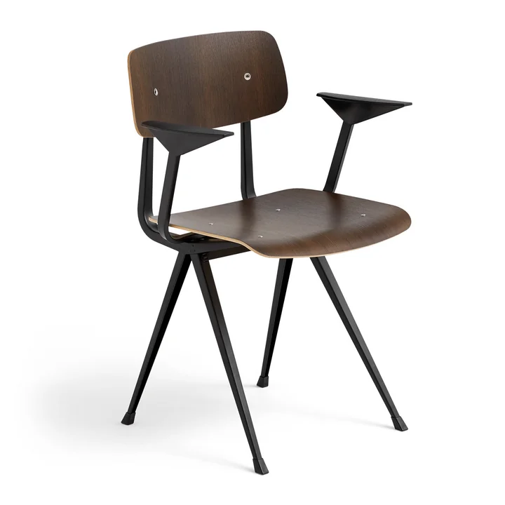 Result Armchair, smoked oak / black by HAY