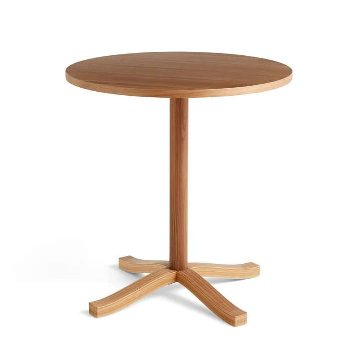 Pastis Dining table, Ø 70 x 74 cm, walnut by HAY