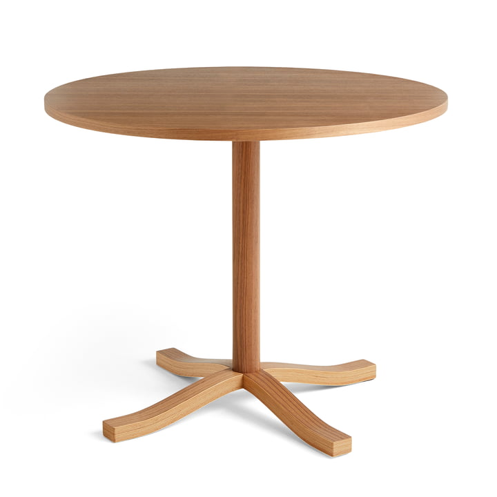 Pastis Dining table, Ø 90 x 74 cm, walnut by Hay