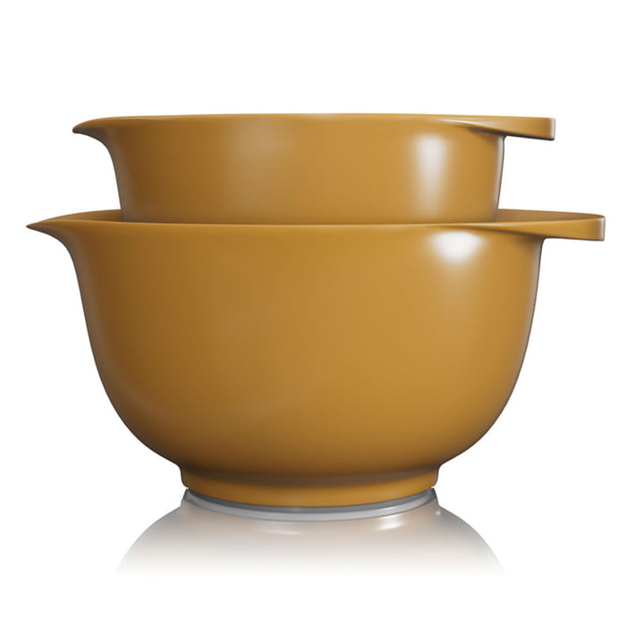 Victoria Mixing bowl set from Rosti in the color curry