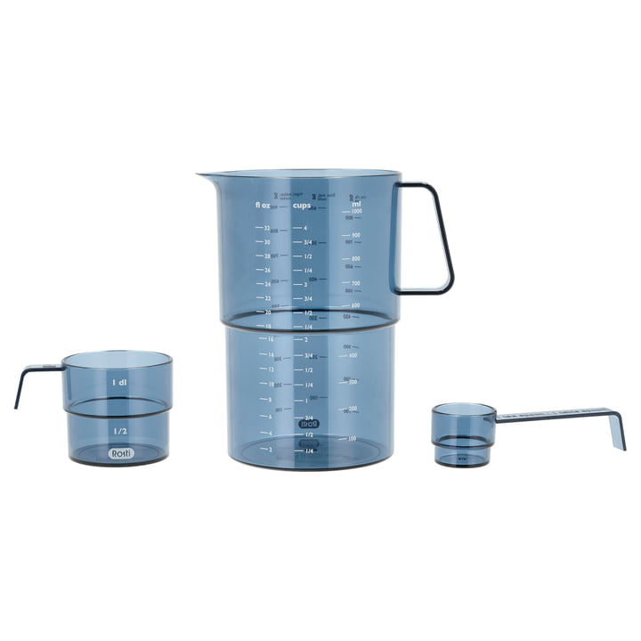 Mensura Measuring cup set Rosti in the color dusty blue