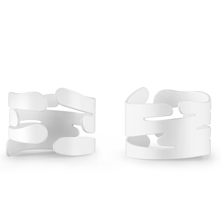 Barkring Napkin holder from Alessi in white finish
