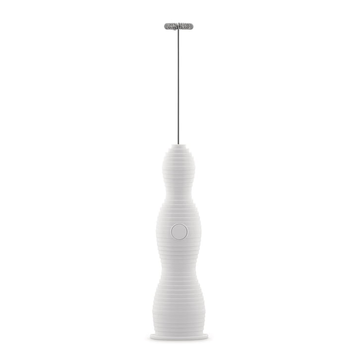 Pulcina Milk frother from Alessi in color white