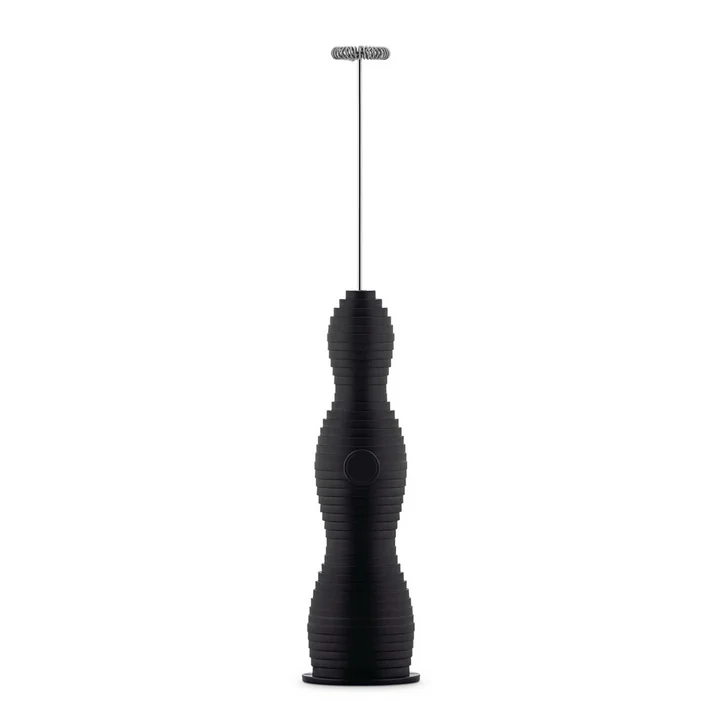 Pulcina Milk frother from Alessi in the color black
