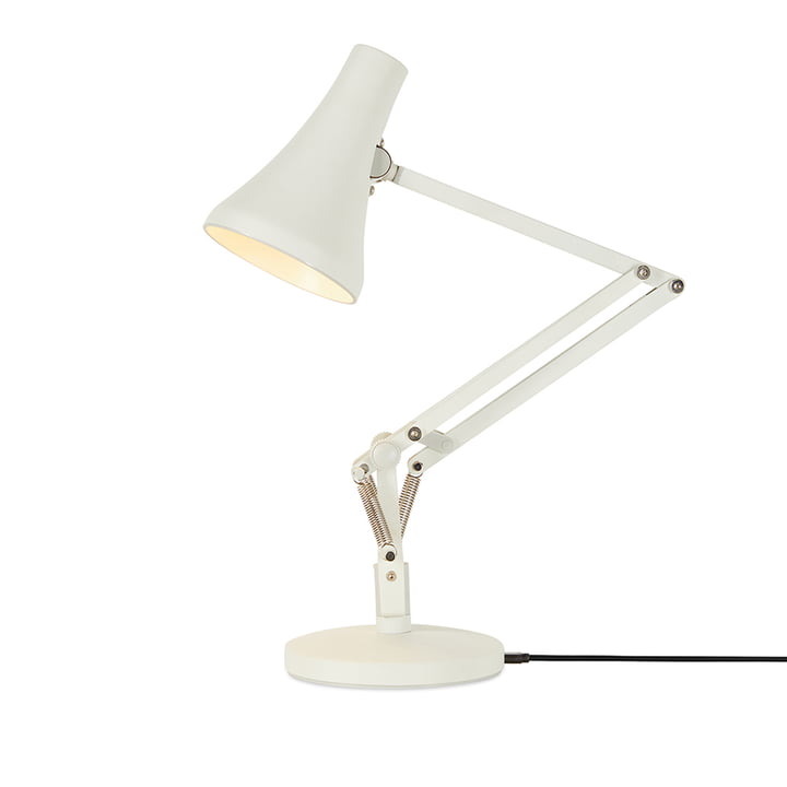 90 Mini LED table lamp from Anglepoise in the color jasmine white