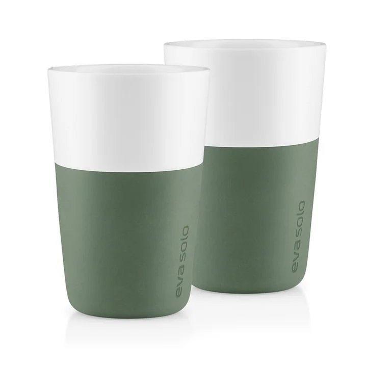 Caffé Latte mug (set of 2), sage by Eva Solo