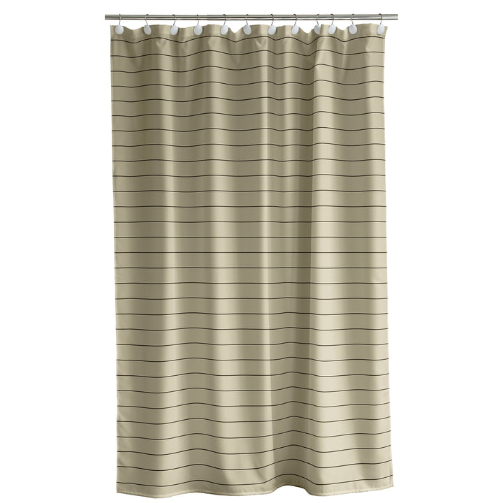 Line Shower curtain from Södahl in color eucalyptus